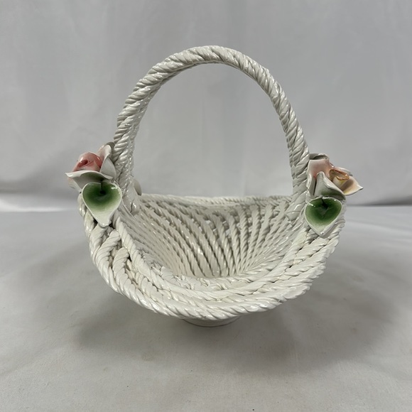 Lanzarin Ceramic Capodimonte Roses Made in Italy - Picture 4 of 16